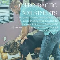 Services Chiropractic adjustments for neck and back pain at Lincoln Family Chiropractic focusing on musculoskeletal health and improved mobility.